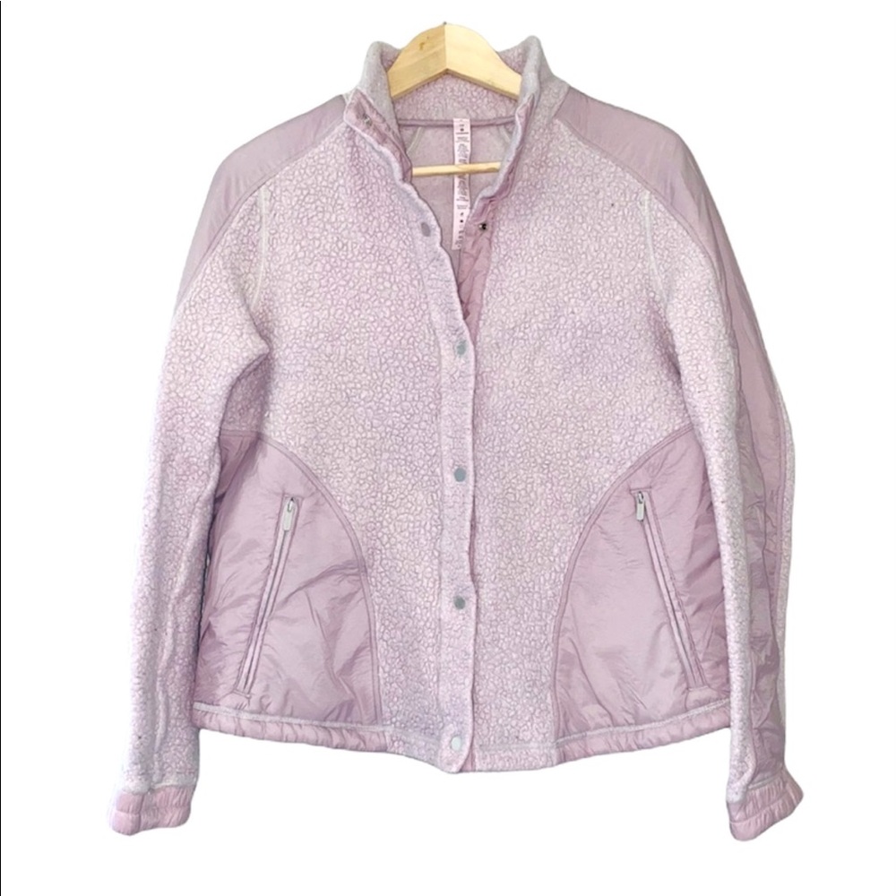 Lululemon Go Cozy Sherpa Wool Blend Jacket | 10